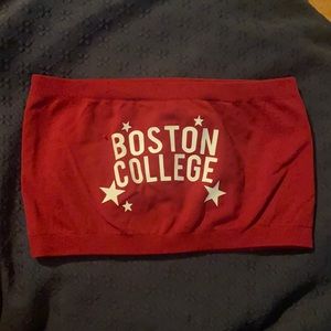 Boston College small bandeau, red with stars